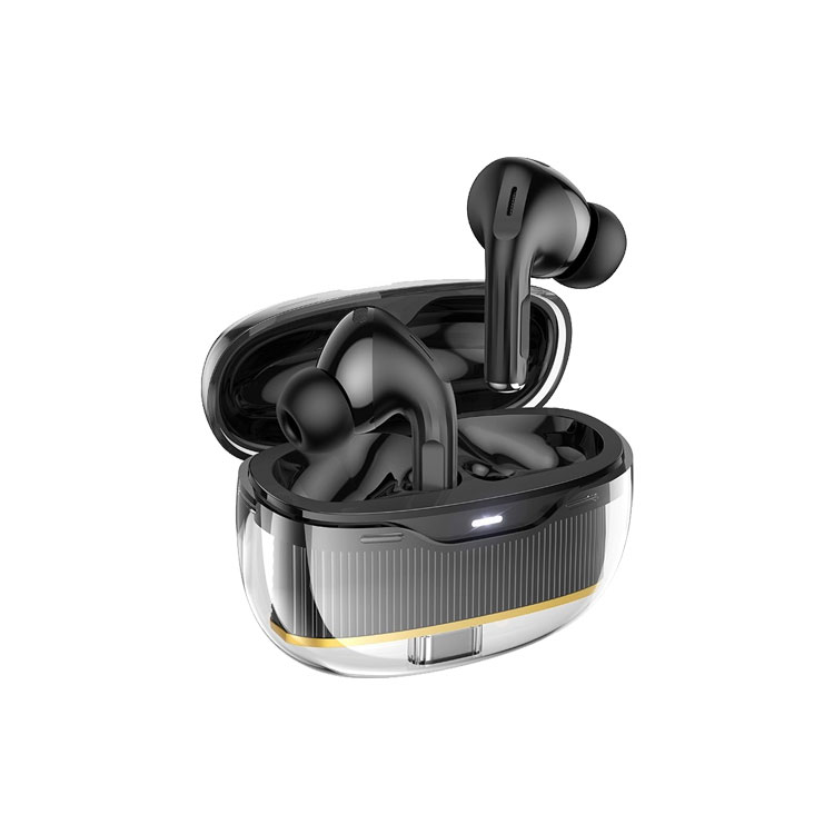 Hoco-EW54-True-Wireless-Bluetooth-Earbuds-Black Hoco EW54 True Wireless Bluetooth Earbuds - Image 1